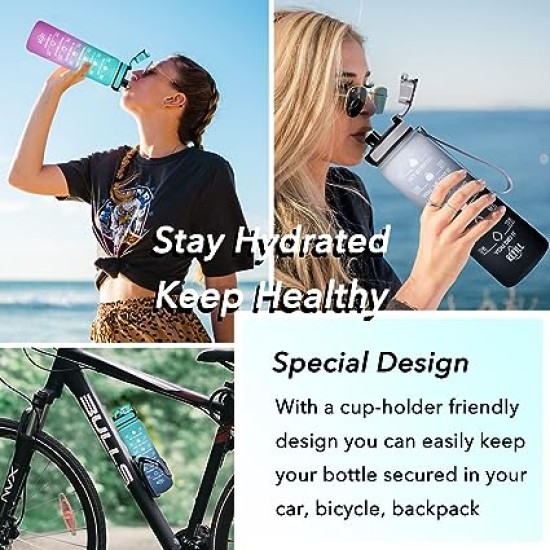 Gradients Fitness Sport Water Bottle (32oz)