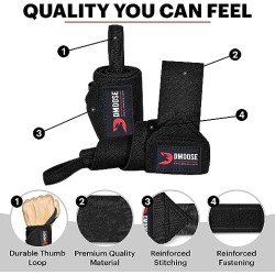 DMoose Fitness Wrist Wraps 