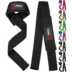 DMoose lifting straps for weight lifting, Crossfit, Bodybuilding, Powerlifting and deadlifting.